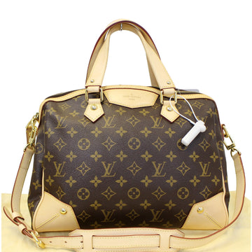 LOUIS VUITTON Retiro PM Monogram Canvas Shoulder Bag Brown
