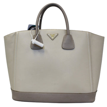 PRADA Saffiano Lux Bicolor Tote Bag