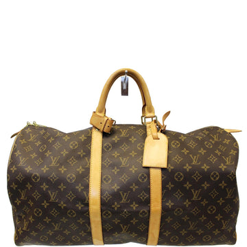 LOUIS VUITTON Keepall 55 Monogram Canvas Boston Bag