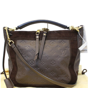 LOUIS VUITTON Audacie PM Terre Empreinte Leather Shoulder Bag