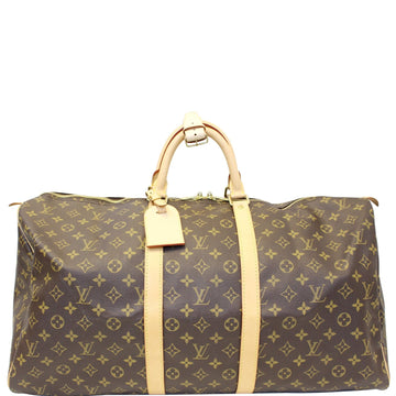 LOUIS VUITTON Keepall 55 Monogram Canvas Boston Bag