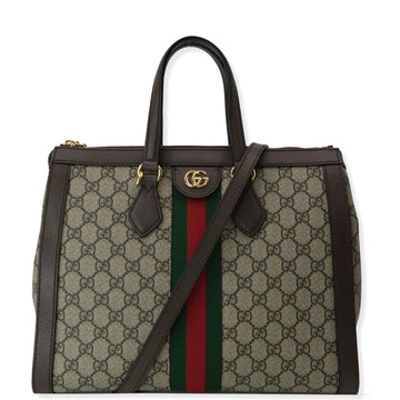 GUCCI Ophidia Medium GG Supreme Tote Shoulder Bag Beige 524537 - Hot Deals