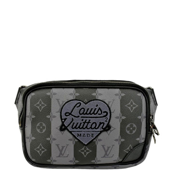 LOUIS VUITTON Modular Sling Monogram Eclipse Shoulder Bag Black