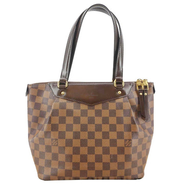 LOUIS VUITTON Westminster PM Damier Ebene Tote Shoulder Bag Brown