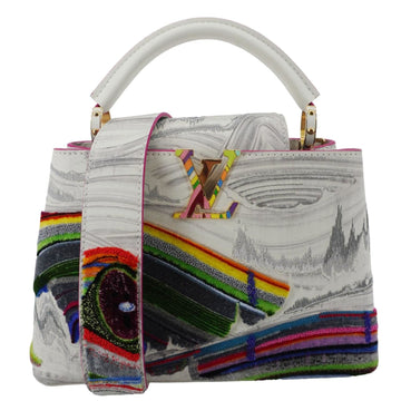 LOUIS VUITTON Artycapucines BB Huang Yuxing 145 of 200 Limited Edition Leather Shoulder Bag Multicolor