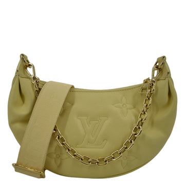 LOUIS VUITTON Over The Moon Bubblegram  Leather Crossbody Bag Banana Yellow