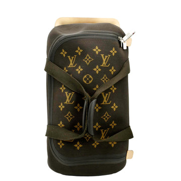 LOUIS VUITTON Horizon Soft 55 Monogram Canvas Rolling Duffle Bag Brown