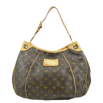 LOUIS VUITTON Galliera PM Monogram Canvas Hobo Shoulder Bag Brown
