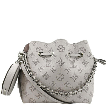 LOUIS VUITTON Bella Mahina  Leather Crossbody Bag Brume