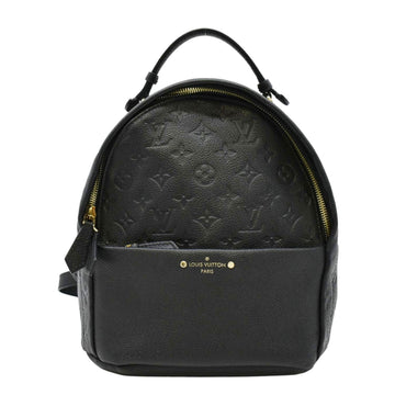 LOUIS VUITTON Sorbonne Monogram Empreinte Leather Backpack Black