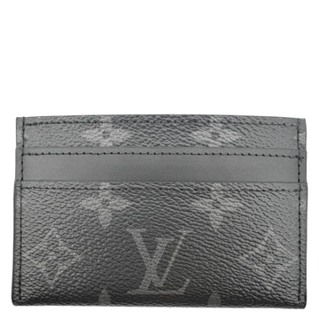 LOUIS VUITTON Monogram Eclipse Card Holder Black