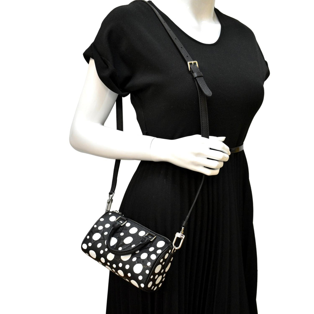 Louis Vuitton LV x YK Nano Speedy Monogram Empreinte Leather Shoulder bag Black/Bicolor