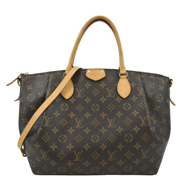 LOUIS VUITTON Turenne GM Monogram Canvas Shoulder Bag Brown