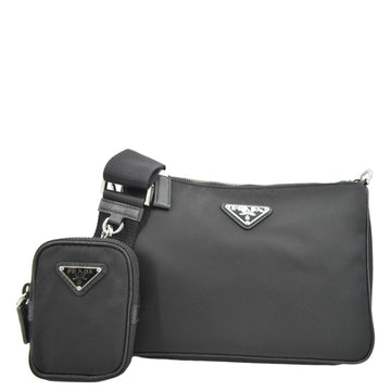 PRADA Re-Nylon Crossbody Bag Black