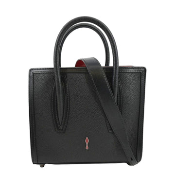 CHRISTIAN LOUBOUTIN Paloma Leather Shoulder Bag Black