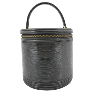 LOUIS VUITTON Cannes Epi Leather Vanity Bag Black