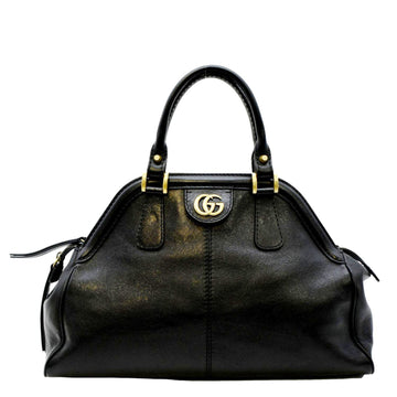 GUCCI Re(Belle)  Leather Tote Bag Black  516459
