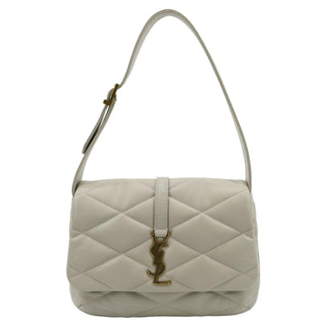 YVES SAINT LAURENT LE 57 Quilted  Leather Hobo Bag Antique
