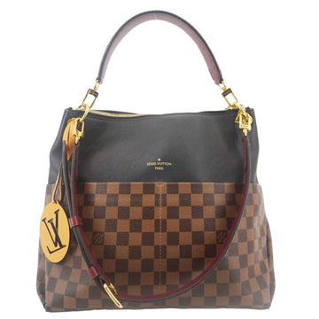 LOUIS VUITTON Maida Damier Ebene Hobo Shoulder Bag Noir