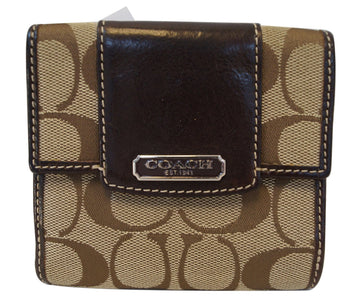 COACH Signature Bifold Brown Canvas wallet  - Final Call