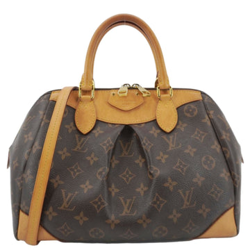 LOUIS VUITTON Segur Monogram Canvas Crossbody Bag Brown