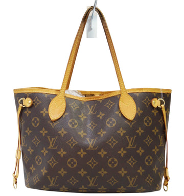 LOUIS VUITTON Monogram Canvas Neverfull PM Tote Shoulder Bag