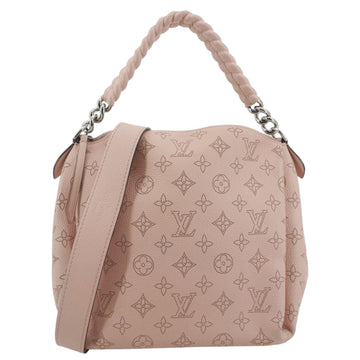 LOUIS VUITTON Babylone BB Mahina Leather Chain Shoulder Bag Magnolia