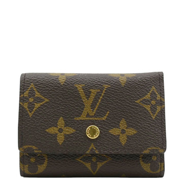 LOUIS VUITTON Trifold  Monogram Canvas Wallet Brown