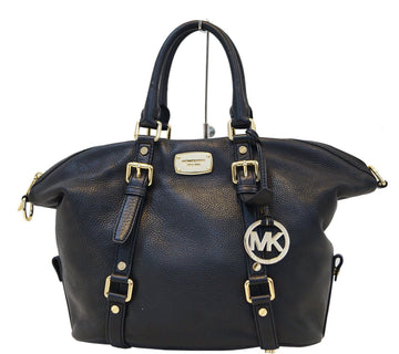 MICHAEL KORS Black Pebbled Leather Tote Shopper Bag E3111