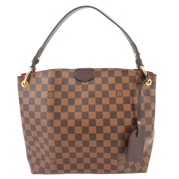 LOUIS VUITTON Graceful PM Damier Ebene Shoulder Bag Brown