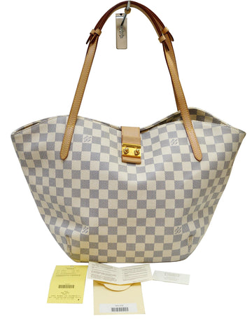 LOUIS VUITTON Damier Azur Salina GM Shoulder Bag