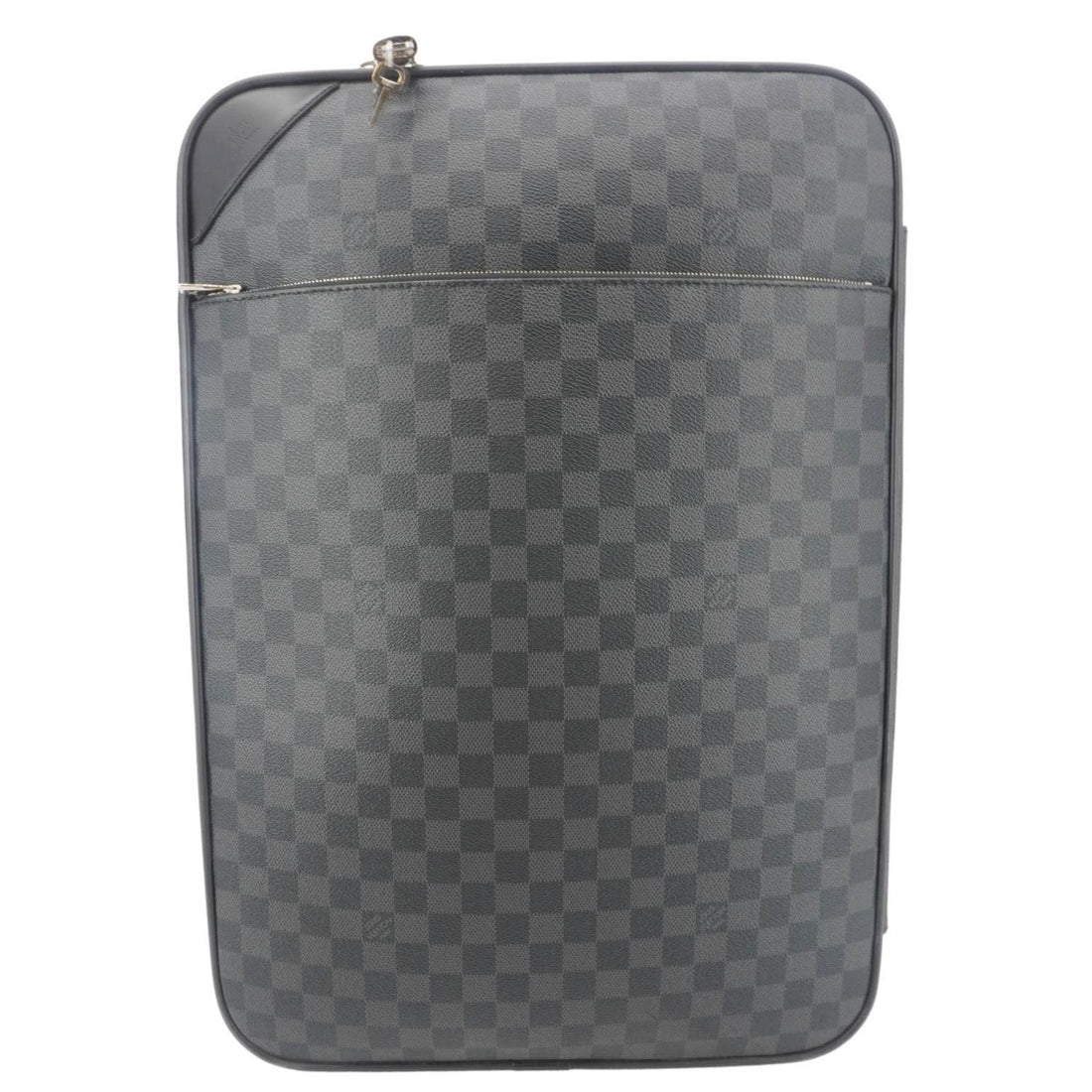 LOUIS VUITTON Pegase 55 Damier Graphite Business Suitcase Travel Bag Black