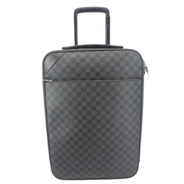 LOUIS VUITTON Pegase 55 Damier Graphite Business Suitcase Travel Bag Black