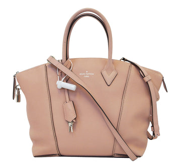 LOUIS VUITTON Magnolia Veau Cachemire  Leather Soft Lockit PM Bag