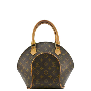LOUIS VUITTON Ellipse PM Monogram Canvas Satchel Bag Brown