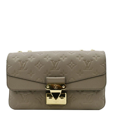 LOUIS VUITTON Marceau PM Monogram Empreinte Leather Shoulder Bag Turtledove