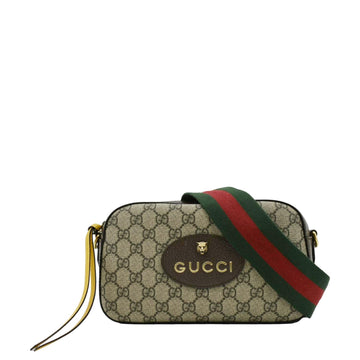 GUCCI Neo  GG Supreme Canvas Messenger Bag Beige 476466