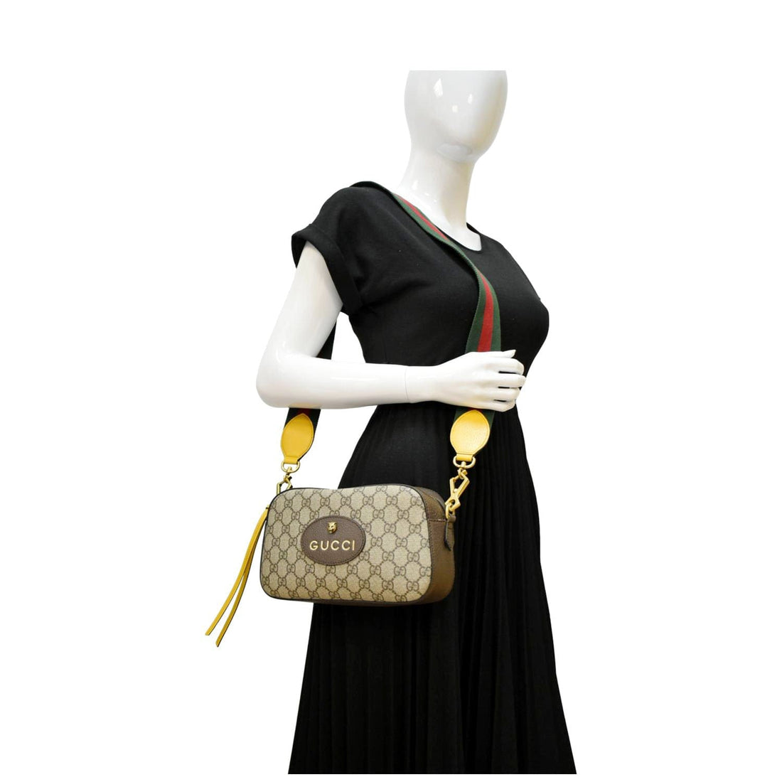 GUCCI Neo  GG Supreme Canvas Messenger Bag Beige 476466