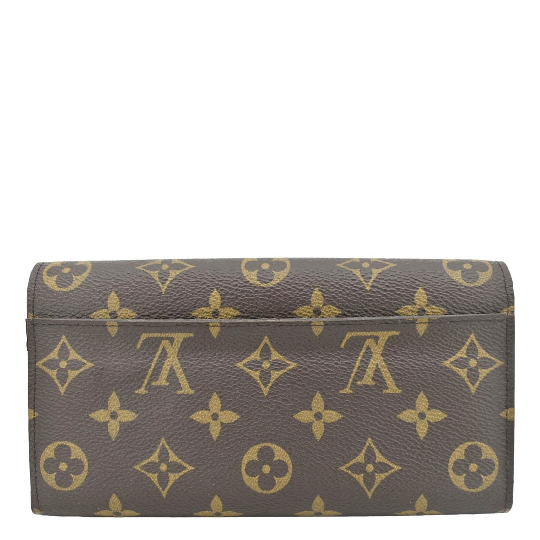 LOUIS VUITTON Sarah Monogram Canvas Wallet Brown