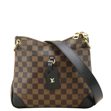 LOUIS VUITTON Odeon NM PM Damier Ebene Shoulder Bag Brown