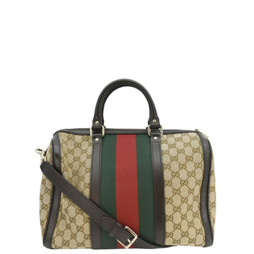 GUCCI  Web  GG Boston Bag Beige 247205