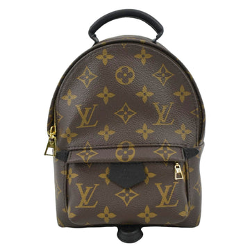 LOUIS VUITTON Palm Springs Mini Monogram Canvas Backpack Brown