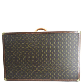 LOUIS VUITTON Bisten 75  Monogram Canvas Travel Suitcase Bag Brown