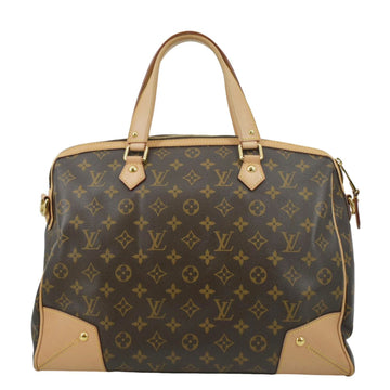 LOUIS VUITTON Retiro GM Monogram Canvas Shoulder Bag Brown