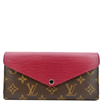 LOUIS VUITTON Marie-Lou Epi Monogram Canvas Wallet Red