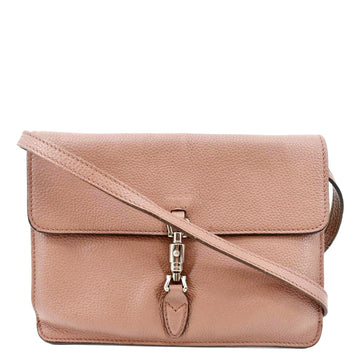 GUCCI Jackie Soft Convertible Mini  Crossbody Bag Light Pink