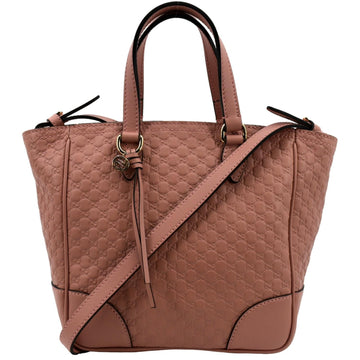 GUCCI Small Bree GG Leather Crossbody Bag Light Pink 449241