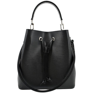 LOUIS VUITTON NeoNoe Epi Leather Shoulder Bag Black