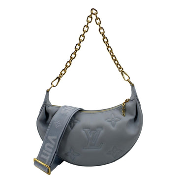 LOUIS VUITTON Over The Moon Calf Leather Shoulder Bag Blue