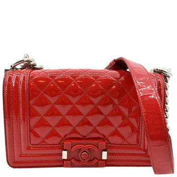 CHANEL Boy Flap Quilted New 1:1 Rep Leather Crossbody Bag Red